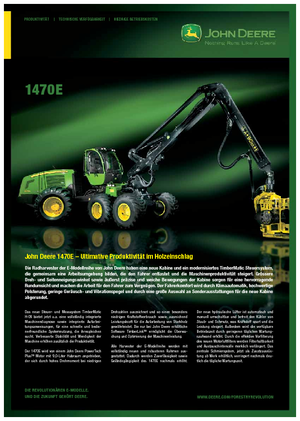 Harvestory John Deere 1470 E