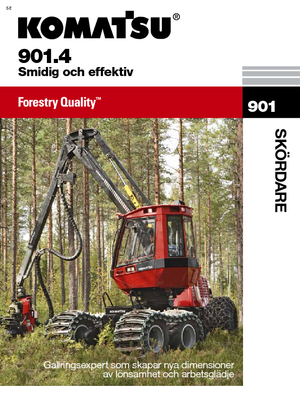 Harvestory Komatsu 901.4