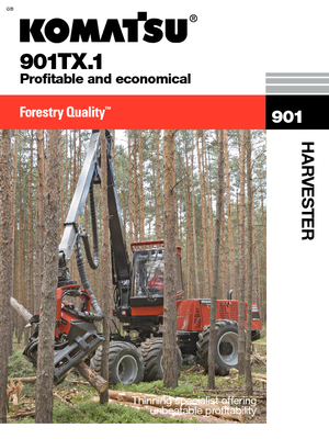 Harvestory Komatsu 901 TX.1