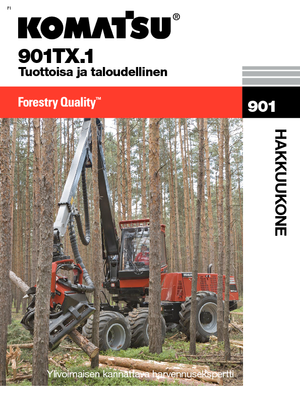 Harvestory Komatsu 901 TX