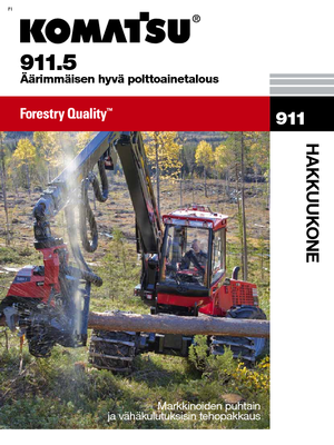 Harvestory Komatsu 911.5