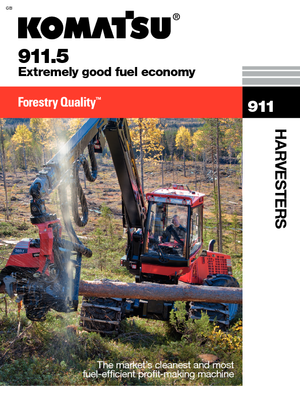 Harvestory Komatsu 911.5