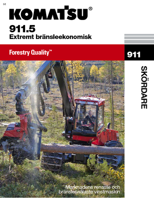 Harvestory Komatsu 911.5