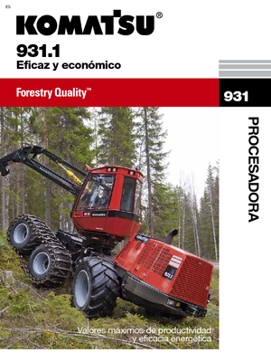 Harvestory Komatsu 931.1