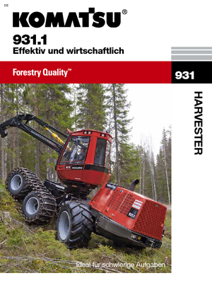 Harvestory Komatsu 931.1