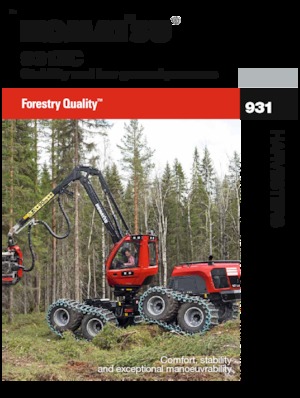 Harvestory Komatsu 931XC