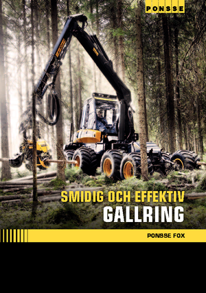 Harvestory Ponsse Fox