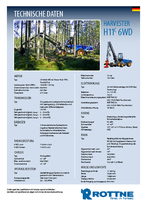 Harvestory Rottne H 11 C