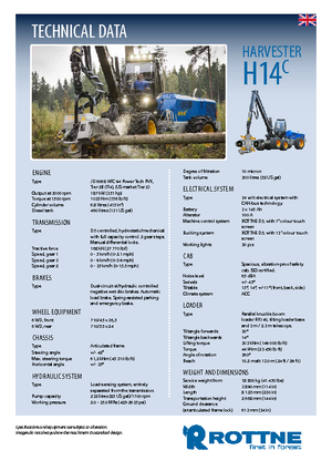 Harvestory Rottne H 14 C