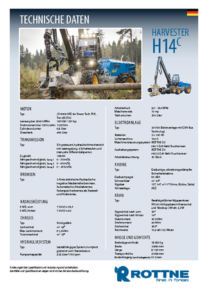 Harvestory Rottne H 14 C