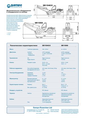 Harvestory Sampo Rosenlew SR 1046 X