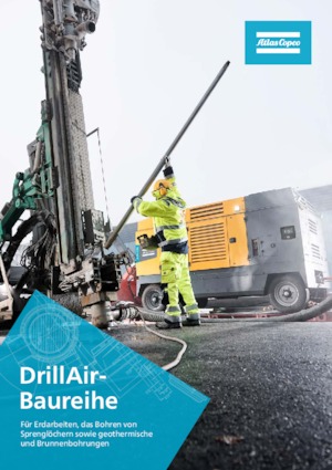 Stacionární vzduchové kompresory - dieslové, elektrické a benzínové Atlas Copco DrillAir H23