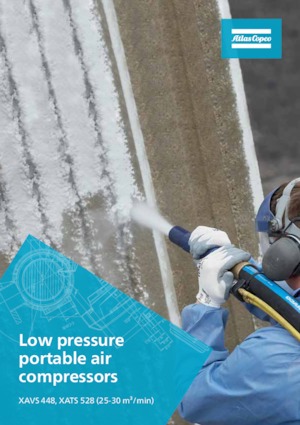 Přenosné vzduchové kompresory - dieslové, elektrické a benzínové Atlas Copco XAVS 448 SD