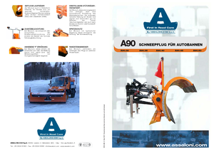 Dálniční sněžné pluhy Assaloni A 90.40*