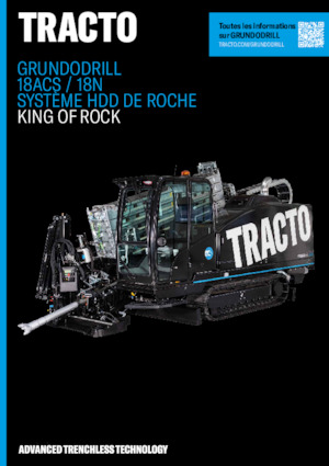 Horizontální směrové vrtné soupravy TRACTO-Technik Grundodrill 18 ACS