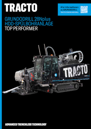 Horizontální směrové vrtné soupravy TRACTO-Technik Grundodrill 28 N plus