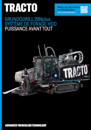 Horizontální směrové vrtné soupravy TRACTO-Technik Grundodrill 28 N plus