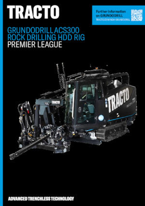 Horizontální směrové vrtné soupravy TRACTO-Technik Grundodrill ACS 300