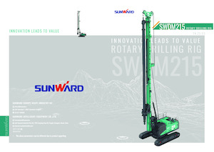 Horizontální směrové vrtné soupravy Sunward SWDM215S
