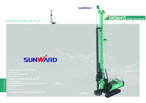 Horizontální směrové vrtné soupravy Sunward SWDM415