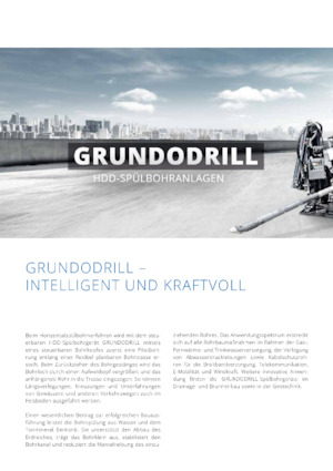 Horizontální směrové vrtné soupravy TRACTO-Technik Grundodrill 15 XP