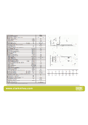Vychystávací vozíky Clark COP 20 ac