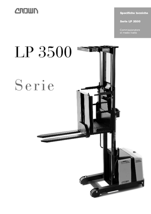 Vychystávací vozíky Crown LP 3520-1.0