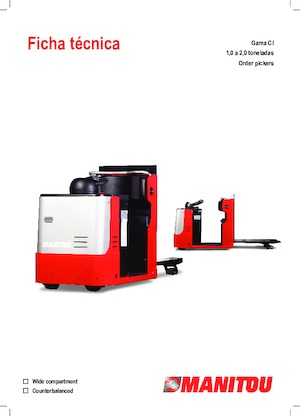 Vychystávací vozíky Manitou CI 12 PF