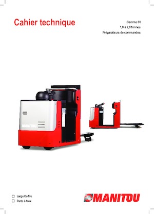 Vychystávací vozíky Manitou CI 12 PF