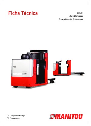 Vychystávací vozíky Manitou CI 12 PF