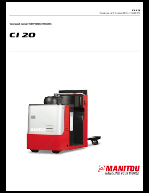 Vychystávací vozíky Manitou CI 20
