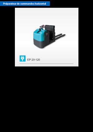 Vychystávací vozíky Baoli EP 20-120