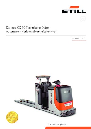 Vychystávací vozíky Still iGo neo CX 20