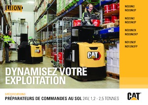 Vychystávací vozíky Caterpillar NO20N2XP