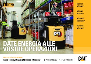 Vychystávací vozíky Caterpillar NO20N2XP