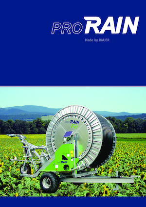 Hadicové navijáky Bauer Irrigation PRORAIN F40 110-500