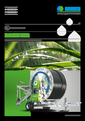 Hadicové navijáky Bauer Irrigation RAINSTAR A2 50-135