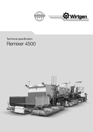 Recyklátory za horka Wirtgen RX 4500