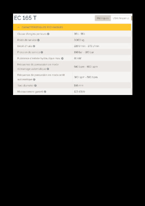 Hydraulická bourací kladiva Epiroc EC 165 T