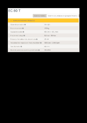 Hydraulická bourací kladiva Epiroc EC 80 T