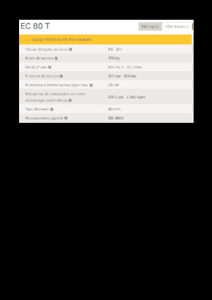 Hydraulická bourací kladiva Epiroc EC 80 T