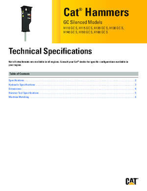 Hydraulická bourací kladiva Caterpillar H140GC S 