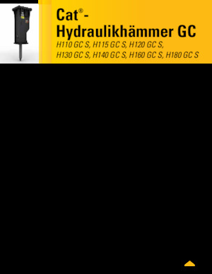 Hydraulická bourací kladiva Caterpillar H110GC S 