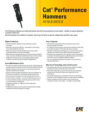 Hydraulická bourací kladiva Caterpillar H120 S