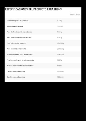 Hydraulická bourací kladiva Caterpillar H120 S