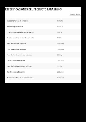 Hydraulická bourací kladiva Caterpillar H160 S