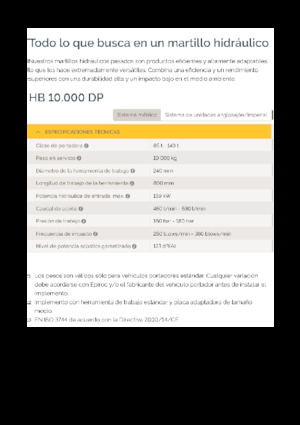 Hydraulická bourací kladiva Epiroc HB 10000 DP
