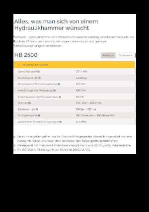 Hydraulická bourací kladiva Epiroc HB 2500