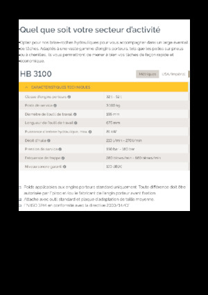 Hydraulická bourací kladiva Epiroc HB 3100