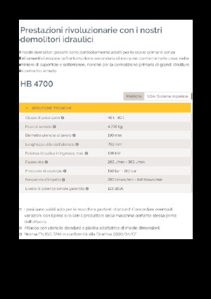 Hydraulická bourací kladiva Epiroc HB 4700